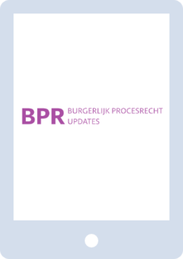 BPR Updates - Burgerlijk Procesrecht